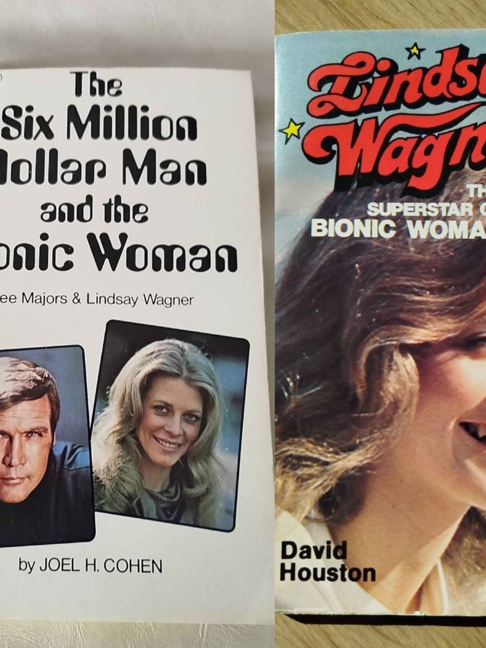 Bionic Woman Lindsay Wagner , The Six Million Dollar Man . Pocket Books
